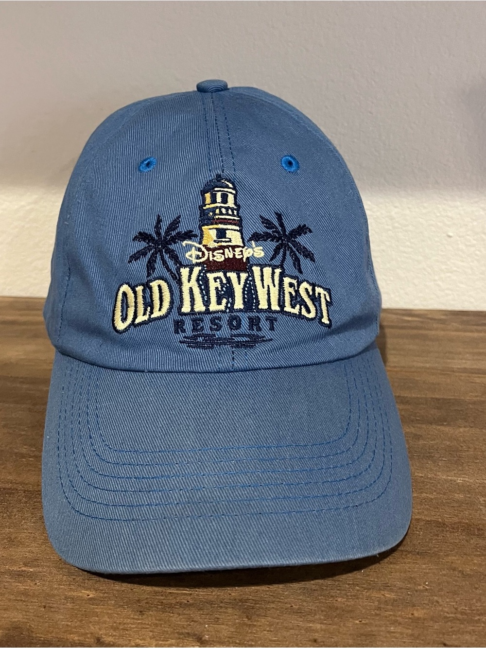 Old Key West Resort Hat DVC Disney Vacation Club Cap Blue Adjustable Lighthouse